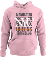 Φούτερ με κουκούλα - Nyc Metropolitan Area - Color Thumbnail Pink