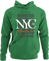 Φούτερ με κουκούλα - Nyc Metropolitan Area - Color Thumbnail Kelly Green
