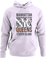 Φούτερ με κουκούλα - Nyc Metropolitan Area - Color Thumbnail Λιλά