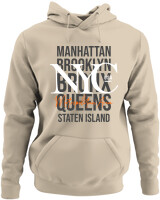 Φούτερ με κουκούλα - Nyc Metropolitan Area - Color Thumbnail Μπέζ