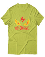 T-Shirt Αντρικό - Offensive - Color Thumbnail Λαχανί