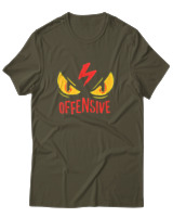 T-Shirt Αντρικό - Offensive - Color Thumbnail Χακί