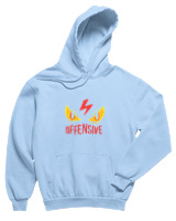 Φούτερ με κουκούλα Παιδικό - Offensive - Color Thumbnail Γαλάζιο