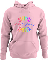 Φούτερ με κουκούλα - Official Ice Cream Taster - Color Thumbnail Pink