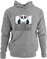 Φούτερ με κουκούλα - Official Sleep Shirt - Color Thumbnail Γκρι Μελανζέ