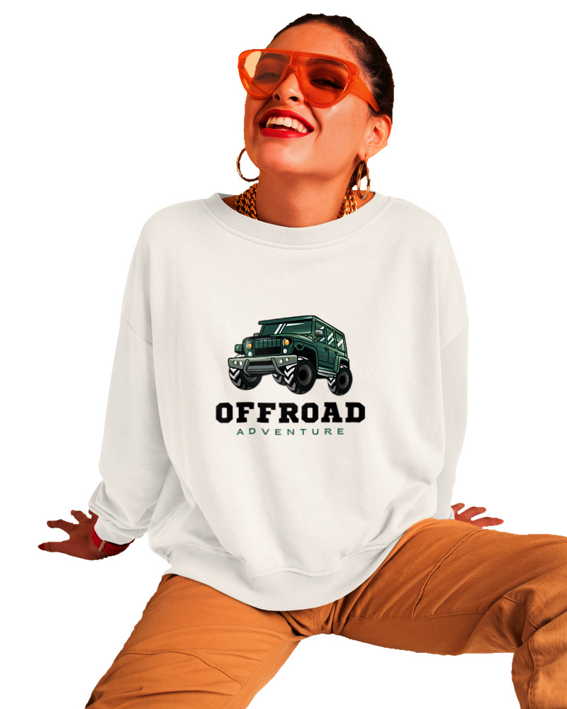 Φούτερ χωρίς κουκούλα Γυναικείο - Offroad - Image 1
