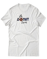 T-Shirt Αντρικό - Oh Donut - Color Thumbnail Άσπρο