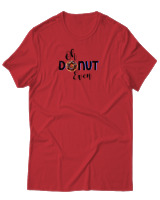T-Shirt Αντρικό - Oh Donut - Color Thumbnail Κόκκινο