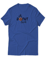 T-Shirt Αντρικό - Oh Donut - Color Thumbnail Μπλε Ρουά