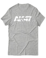 T-Shirt Αντρικό - Old School Ak47 - Color Thumbnail Γκρι Μελανζέ