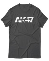 T-Shirt Αντρικό - Old School Ak47 - Color Thumbnail Ανθρακί