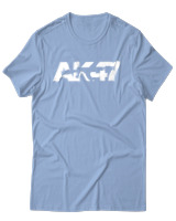 T-Shirt Αντρικό - Old School Ak47 - Color Thumbnail Γαλάζιο