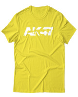 T-Shirt Αντρικό - Old School Ak47 - Color Thumbnail Κίτρινο