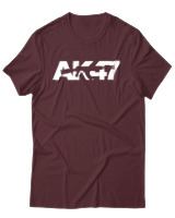 T-Shirt Αντρικό - Old School Ak47 - Color Thumbnail Μπορντό
