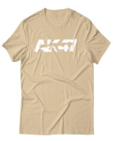 T-Shirt Αντρικό - Old School Ak47 - Color Thumbnail Μπεζ