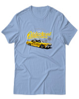 T-Shirt Αντρικό - Oldschool - Color Thumbnail Γαλάζιο