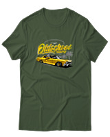 T-Shirt Αντρικό - Oldschool - Color Thumbnail Κυπαρισσί