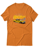 T-Shirt Αντρικό - Oldschool - Color Thumbnail Πορτοκαλί