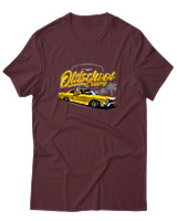T-Shirt Αντρικό - Oldschool - Color Thumbnail Μπορντό