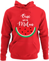 Φούτερ με κουκούλα - One In A Melon - Color Thumbnail Κόκκινο