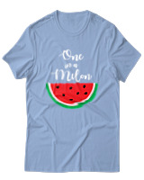 T-Shirt Unisex - One In A Melon - Color Thumbnail Γαλάζιο