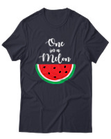 T-Shirt Unisex - One In A Melon - Color Thumbnail Σκούρο Μπλε