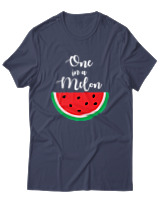 T-Shirt Unisex - One In A Melon - Color Thumbnail Μπλε Γκρι