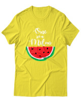 T-Shirt Unisex - One In A Melon - Color Thumbnail Κίτρινο