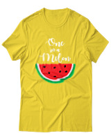 T-Shirt Unisex - One In A Melon - Color Thumbnail Χρυσό Κίτρινο