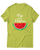T-Shirt Unisex - One In A Melon - Color Thumbnail Λαχανί