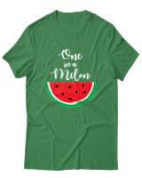 T-Shirt Unisex - One In A Melon - Color Thumbnail Πράσινο