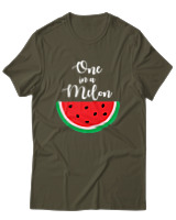 T-Shirt Unisex - One In A Melon - Color Thumbnail Χακί