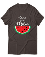 T-Shirt Unisex - One In A Melon - Color Thumbnail Καφέ