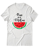 T-Shirt Unisex - One In A Melon - Color Thumbnail Άσπρο