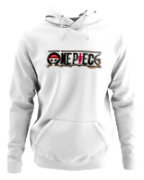 Φούτερ με κουκούλα - One Piece Black Logo Edition - Color Thumbnail ΄Ασπρο