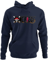 Φούτερ με κουκούλα - One Piece Black Logo Edition - Color Thumbnail Navy Blue