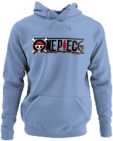 Φούτερ με κουκούλα - One Piece Black Logo Edition - Color Thumbnail Blue Carolina