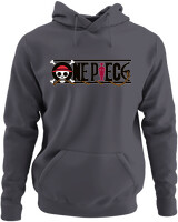 Φούτερ με κουκούλα - One Piece Black Logo Edition - Color Thumbnail Ανθρακί