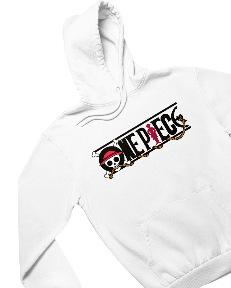 Φούτερ με κουκούλα - One Piece Black Logo Edition - Image 1