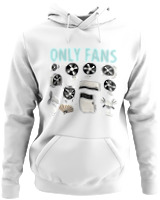 Φούτερ με κουκούλα - Only Fans - Color Thumbnail ΄Ασπρο