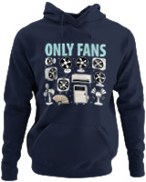 Φούτερ με κουκούλα - Only Fans - Color Thumbnail Navy Blue