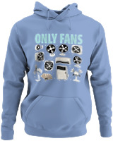 Φούτερ με κουκούλα - Only Fans - Color Thumbnail Blue Carolina