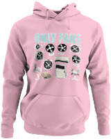 Φούτερ με κουκούλα - Only Fans - Color Thumbnail Pink