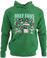 Φούτερ με κουκούλα - Only Fans - Color Thumbnail Kelly Green