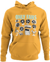 Φούτερ με κουκούλα - Only Fans - Color Thumbnail Κίτρινο Χρυσό