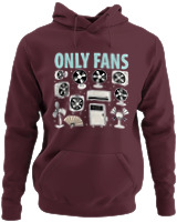 Φούτερ με κουκούλα - Only Fans - Color Thumbnail Marron