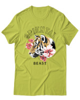 T-Shirt Αντρικό - Oriental Beast - Color Thumbnail Λαχανί