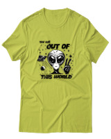 T-Shirt Αντρικό - Out Of This World - Color Thumbnail Λαχανί