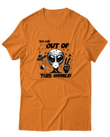 T-Shirt Αντρικό - Out Of This World - Color Thumbnail Πορτοκαλί