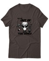 T-Shirt Αντρικό - Out Of This World - Color Thumbnail Καφέ